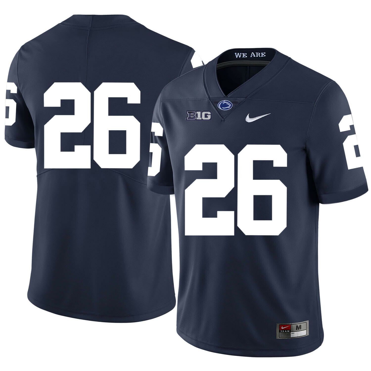 Saquon Barkley Penn State Jersey #26 NCAA College Football No Name Dark Blue 1 Saquon Barkley Penn State Jersey #26 NCAA College Football No Name Dark Blue