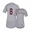 Texas A and M Aggies 8 Logan Sartori Gray College Baseball Jersey 4 Texas A and M Aggies 8 Logan Sartori Gray College Baseball Jersey