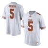 Texas Robinson Jersey #5 NCAA College Football White 7 Texas Robinson Jersey #5 NCAA College Football White