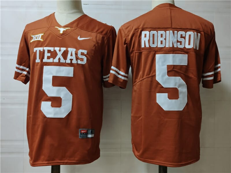 Texas Longhorns #5 Robinson College Football Jersey 1 Texas Longhorns #5 Robinson College Football Jersey