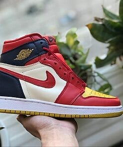 Alternative view of Air Jordan 1 Yellow Red