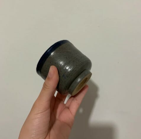 Handmade Tea Cup Minimalistic Clay Mug 3 Handmade Tea Cup Minimalistic Clay Mug - Image 3