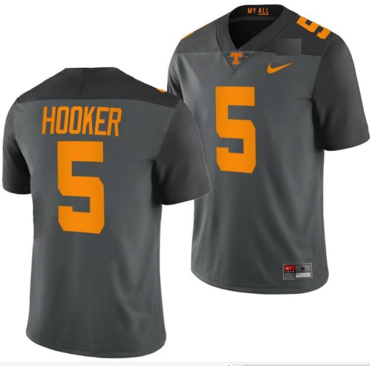 Hendon Hooker Tennessee Jersey #5 Replica Football Gray 14 Hendon Hooker Tennessee Jersey #5 Replica Football Gray