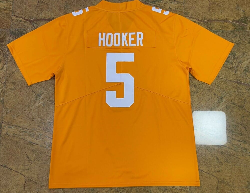 Hendon Hooker Jersey #5 Tennessee Volunteers Replica Football Orange 2 Hendon Hooker Jersey #5 Tennessee Volunteers Replica Football Orange - Image 2