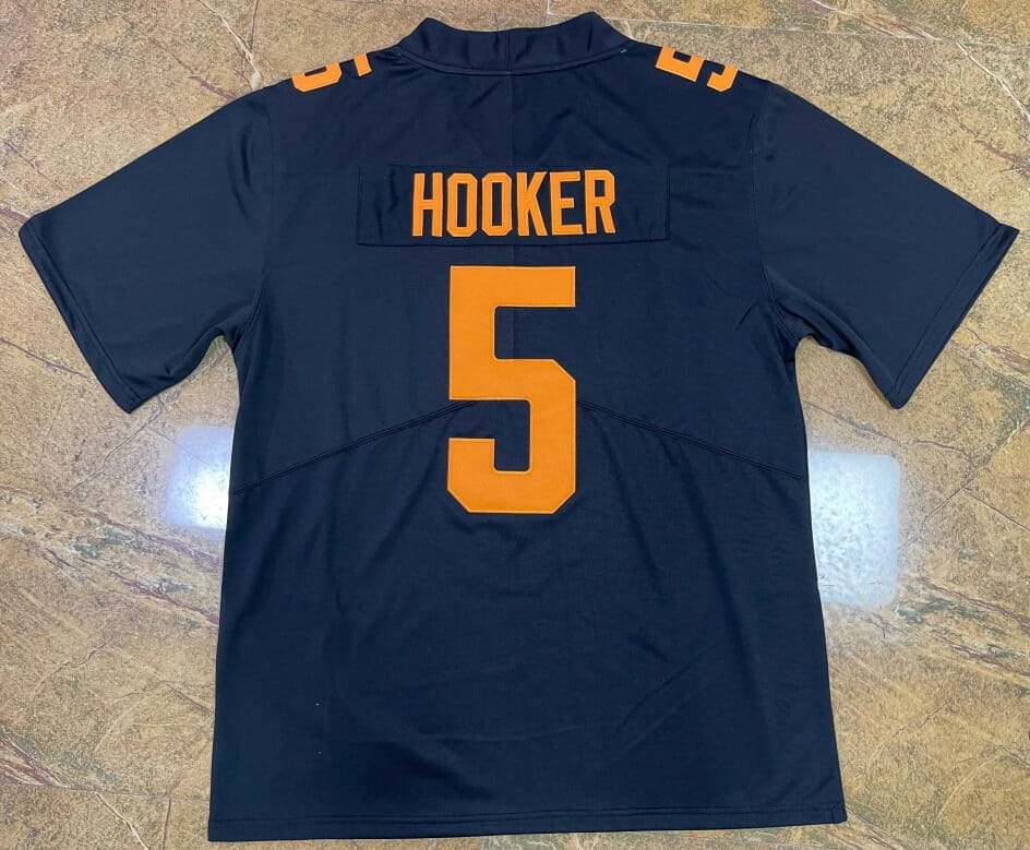Hendon Hooker Jersey #5 Tennessee Volunteers Football Players Black Limited Jerseys 2 Hendon Hooker Jersey #5 Tennessee Volunteers Football Players Black Limited Jerseys - Image 2