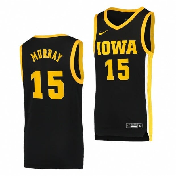 Keegan Murray Jersey Iowa Hawkeyes #15 Black Basketball Jerseys Dri-FIT Swingman 6 Keegan Murray Jersey Iowa Hawkeyes #15 Black Basketball Jerseys Dri-FIT Swingman