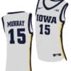 Keegan Murray Jersey Iowa Hawkeyes College Basketball White #15 6 Keegan Murray Jersey Iowa Hawkeyes College Basketball White #15