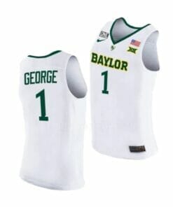 Men's #1 Keyonte George Jersey Baylor Bears College Basketball Jerseys 7 M2EEXX7
