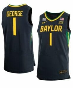 Men's #1 Keyonte George Jersey Baylor Bears College Basketball Jerseys