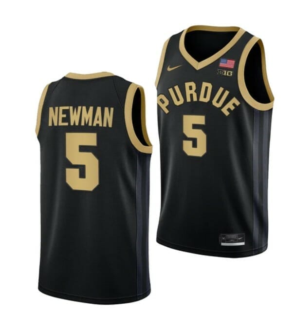 Men's #5 Brandon Newman Jersey Purdue Boilermakers College Basketball Jerseys 1 Men's #5 Brandon Newman Jersey Purdue Boilermakers College Basketball Jerseys Black