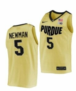 Men's #5 Brandon Newman Jersey Purdue Boilermakers College Basketball Jerseys 7 Men's #5 Brandon Newman Jersey Purdue Boilermakers College Basketball Jerseys Gold 2022