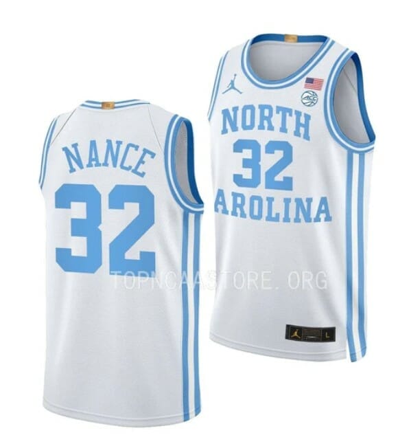 Men's #32 Pete Nance Jersey North Carolina Tar Heels College Basketball Jerseys 10 Men's #32 Pete Nance Jersey North Carolina Tar Heels College Basketball Jerseys White Elite