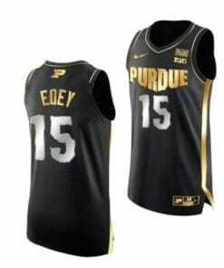 Men's #15 Zach Edey Jersey Purdue Boilermakers College Basketball Jerseys 15 Men's #15 Zach Edey Jersey Purdue Boilermakers College Basketball Jerseys Black Gold