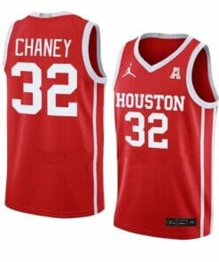 Men's #32 Reggie Chaney Jersey Houston Cougars College Basketball Jerseys