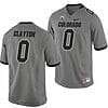 Ashaad Clayton Jersey Colorado Buffaloes College Football Game Gray #0 7 Ashaad Clayton Jersey Colorado Buffaloes College Football Game Gray #0