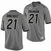 Christian Gonzalez Jersey Colorado Buffaloes College Football Game Gray #21 7 Christian Gonzalez Jersey Colorado Buffaloes College Football Game Gray #21