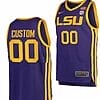 Custom LSU Tigers Jersey Name and Number College Basketball Replica SEC Purple 8 Custom LSU Tigers Jersey Name and Number College Basketball Replica SEC Purple