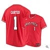 Dillon Carter Jersey Texas Tech Red Raiders Baseball NCAA College Red Alumni #1 2 Dillon Carter Jersey Texas Tech Red Raiders Baseball NCAA College Red Alumni #1
