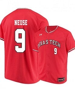 Dylan Neuse Jersey Texas Tech Red Raiders Baseball NCAA College Red Alumni #9