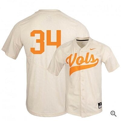 Garrett Crochet Jersey Tennessee Volunteers Baseball NCAA College Elite White Alumni #34 6 Garrett Crochet Jersey Tennessee Volunteers Baseball NCAA College Elite White Alumni #34