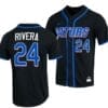Josh Rivera Jersey Florida Gators Baseball NCAA College Black Full-Button #24 3 Josh Rivera Jersey Florida Gators Baseball NCAA College Black Full-Button #24