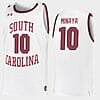 Justin Minaya Jersey South Carolina Gamecocks College Basketball White Replica #10 5 Justin Minaya Jersey South Carolina Gamecocks College Basketball White Replica #10