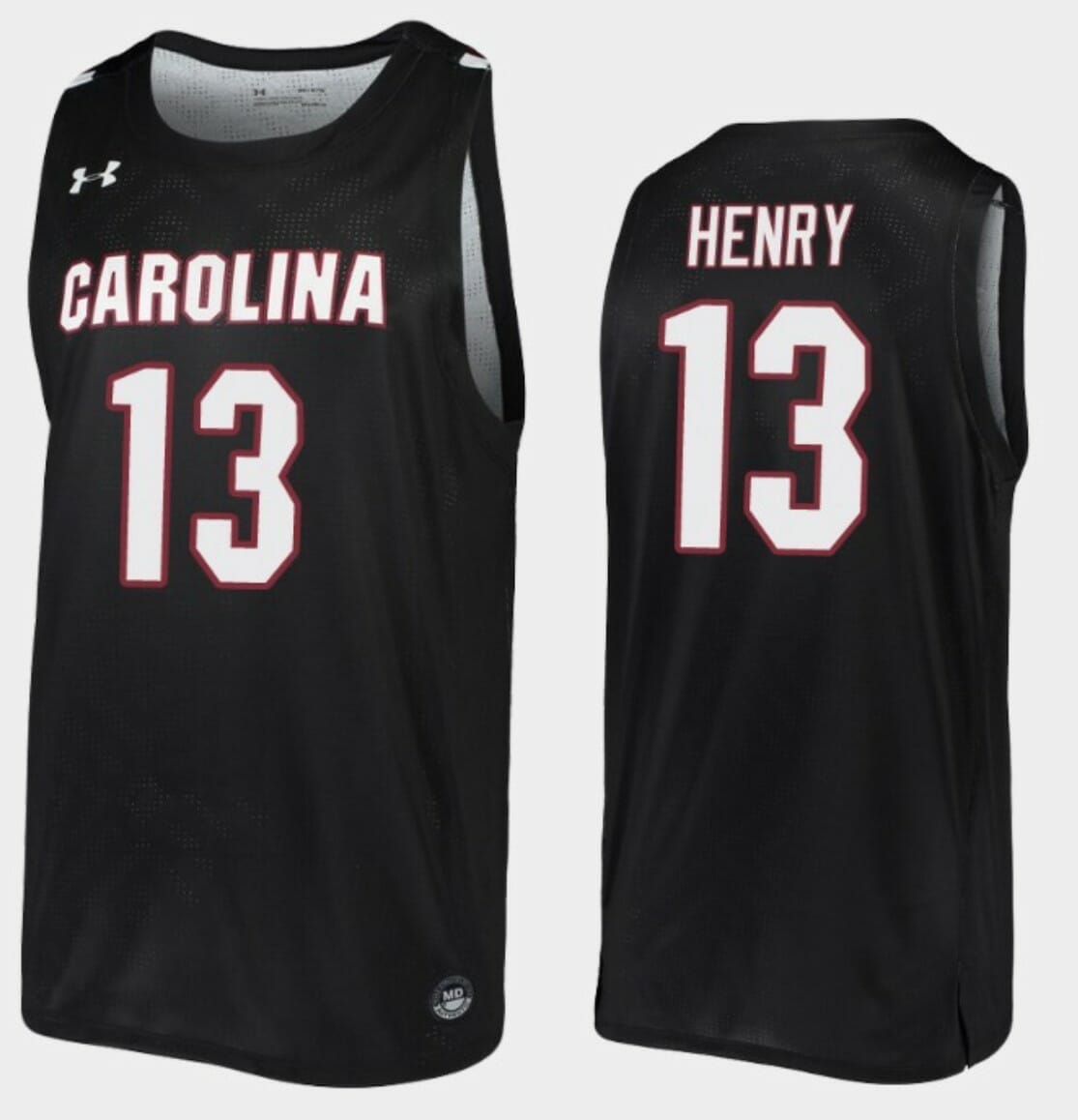 Micaiah Henry Jersey South Carolina Gamecocks College Basketball Black Replica #13 8 Micaiah Henry Jersey South Carolina Gamecocks College Basketball Black Replica #13