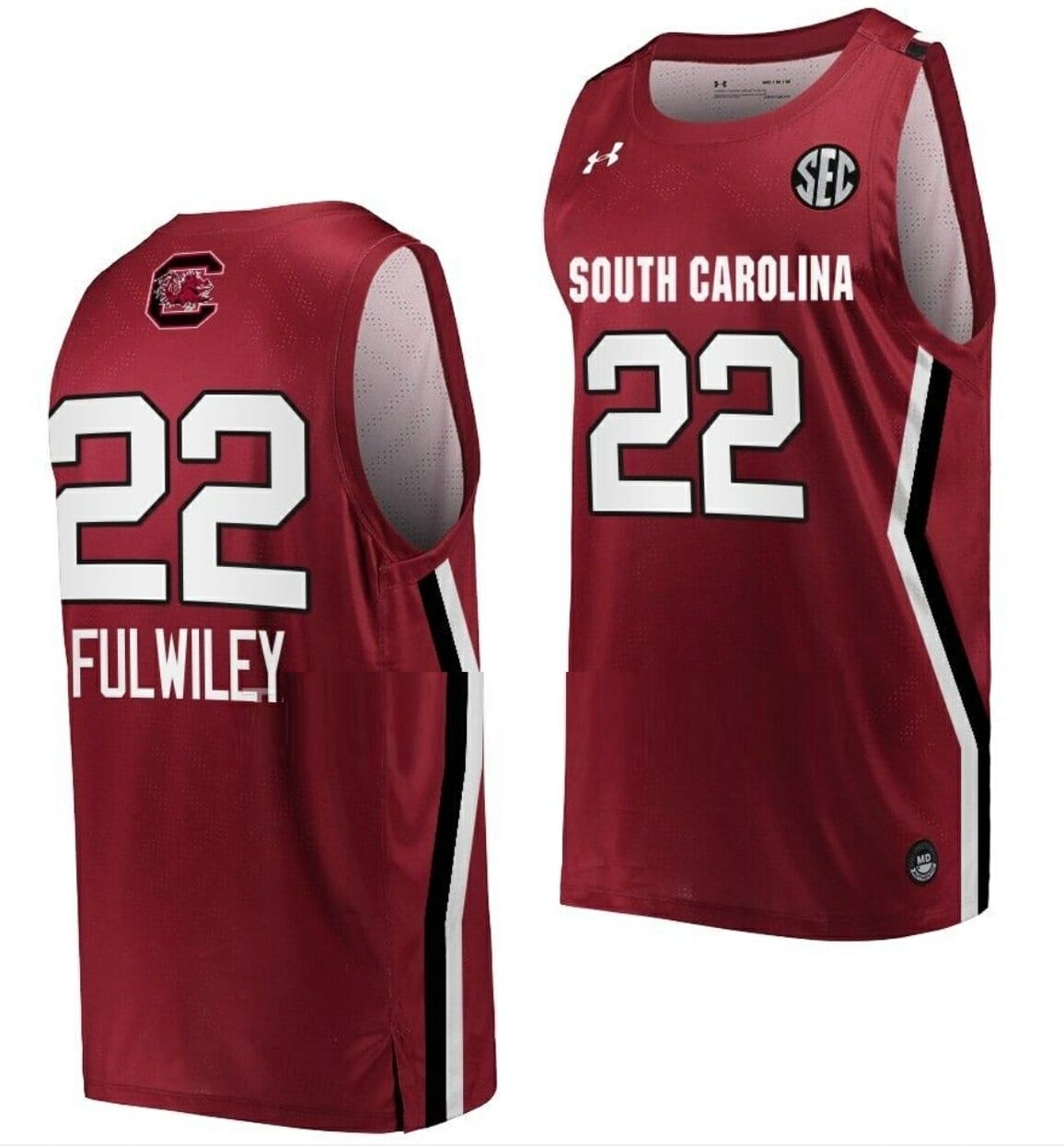Milaysia Fulwiley Jersey South Carolina Gamecocks College Basketball Wine #22 1 Milaysia Fulwiley Jersey South Carolina Gamecocks College Basketball Wine #22