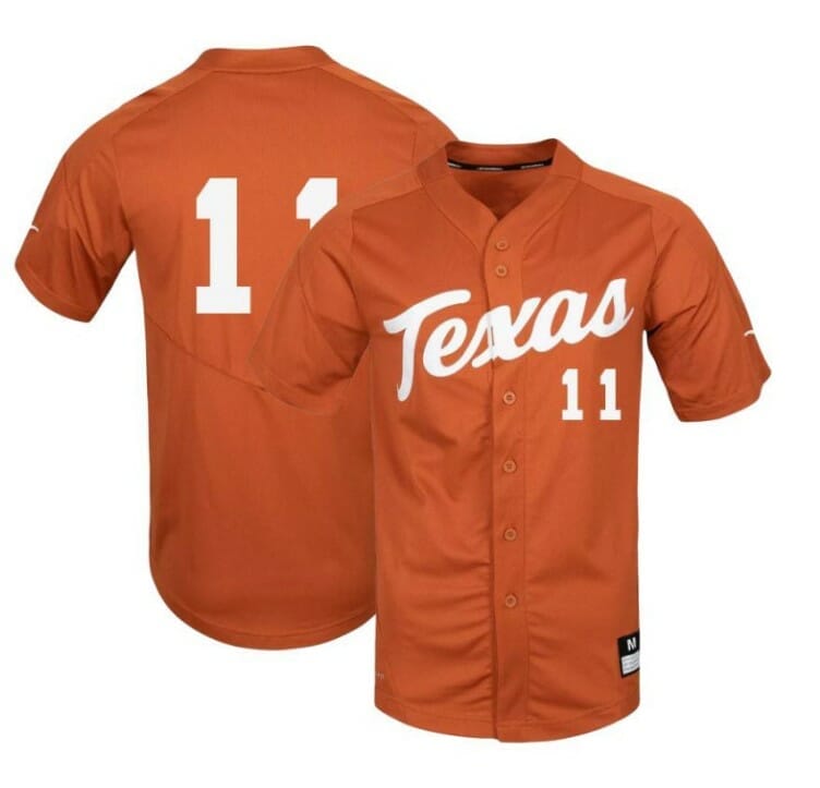 Tanner Witt Jersey Texas Longhorns Baseball NCAA College Orange Alumni #11 1 Tanner Witt Jersey Texas Longhorns Baseball NCAA College Orange Alumni #11