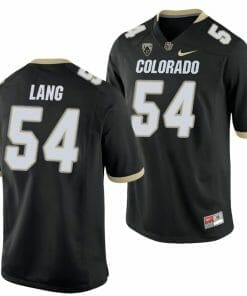 Terrance Lang Jersey Colorado Buffaloes College Football Game Black #54