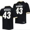 Trevor Woods Jersey Colorado Buffaloes College Football Untouchable Replica Black #43 4 Trevor Woods Jersey Colorado Buffaloes College Football Untouchable Replica Black #43