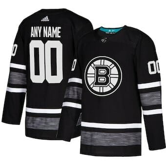 Custom Boston Bruins Jersey Name And Number 2019 Black NHL All-Star Game Parley 6 Custom Boston Bruins Jersey Name And Number 2019 Black NHL All-Star Game Parley
