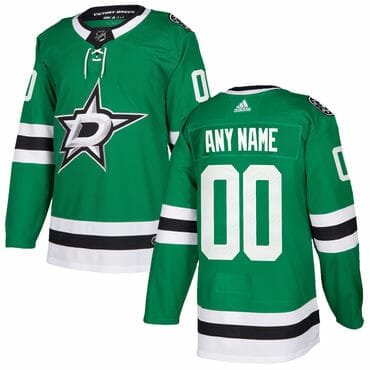 Custom Dallas Stars Jersey Name And Number Green Home NHL 6 Custom Dallas Stars Jersey Name And Number Green Home NHL