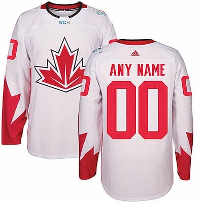 Custom Olympics Canada Jersey Name And Number 2016 White Hockey World Cup of Hockey Premier 6 Custom Olympics Canada Jersey Name And Number 2016 White Hockey World Cup of Hockey Premier