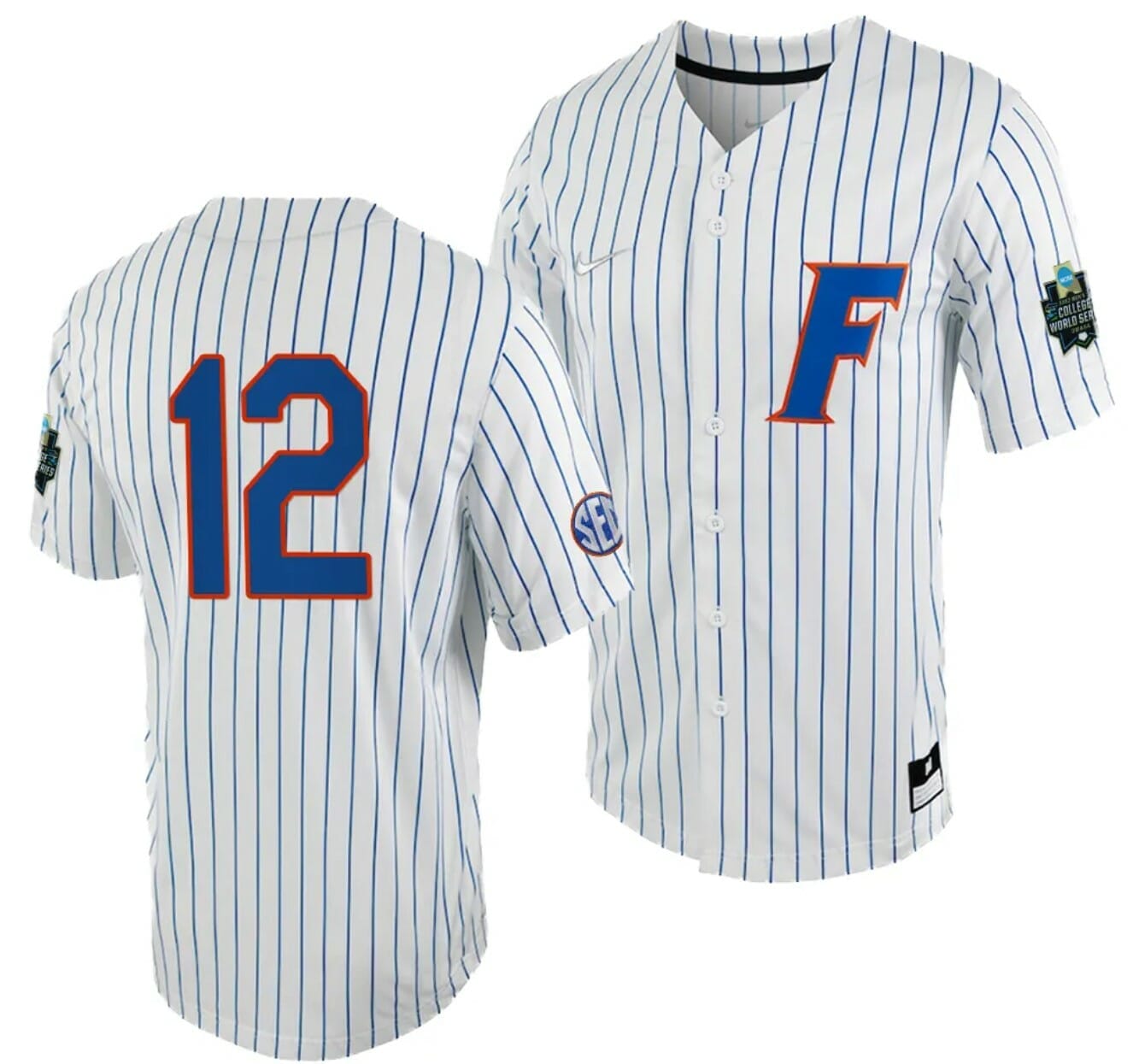 Hurston Waldrep Jersey Florida Gators #12 White Royal 2023 College World Series NCAA Baseball 1 Hurston Waldrep Jersey Florida Gators #12 White Royal 2023 College World Series NCAA Baseball