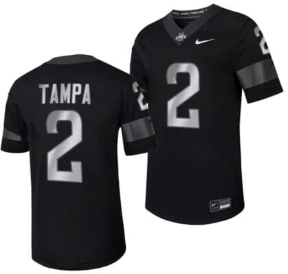 Iowa State Cyclones TJ Tampa Jersey Alternate College Football Black #2 10 Iowa State Cyclones TJ Tampa Jersey Alternate College Football Black #2