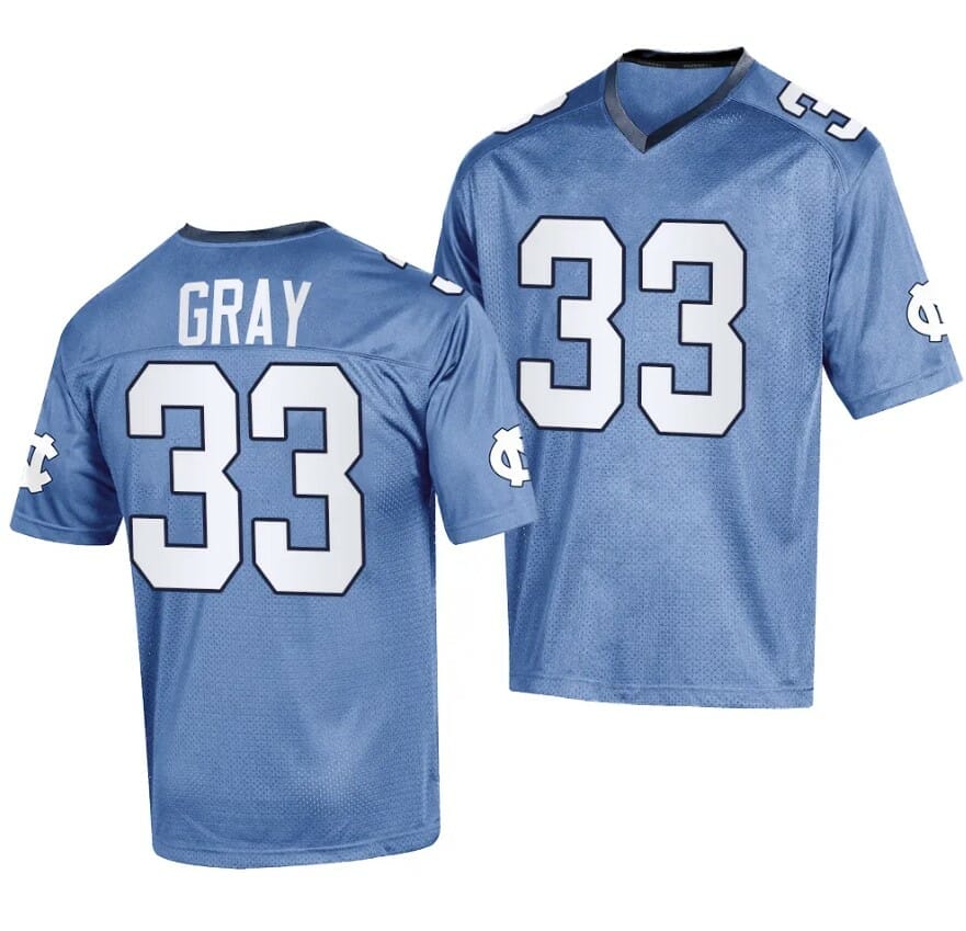 North Carolina Tar Heels Cedric Gray Jersey #33 College Football 2023 Replica Blue 1 North Carolina Tar Heels Cedric Gray Jersey #33 College Football 2023 Replica Blue