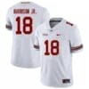 Ohio State Buckeyes #18 Marvin Harrison Jr Jersey Alternate White Limited NCAA Football 7 Ohio State Buckeyes #18 Marvin Harrison Jr Jersey Alternate White Limited NCAA Football