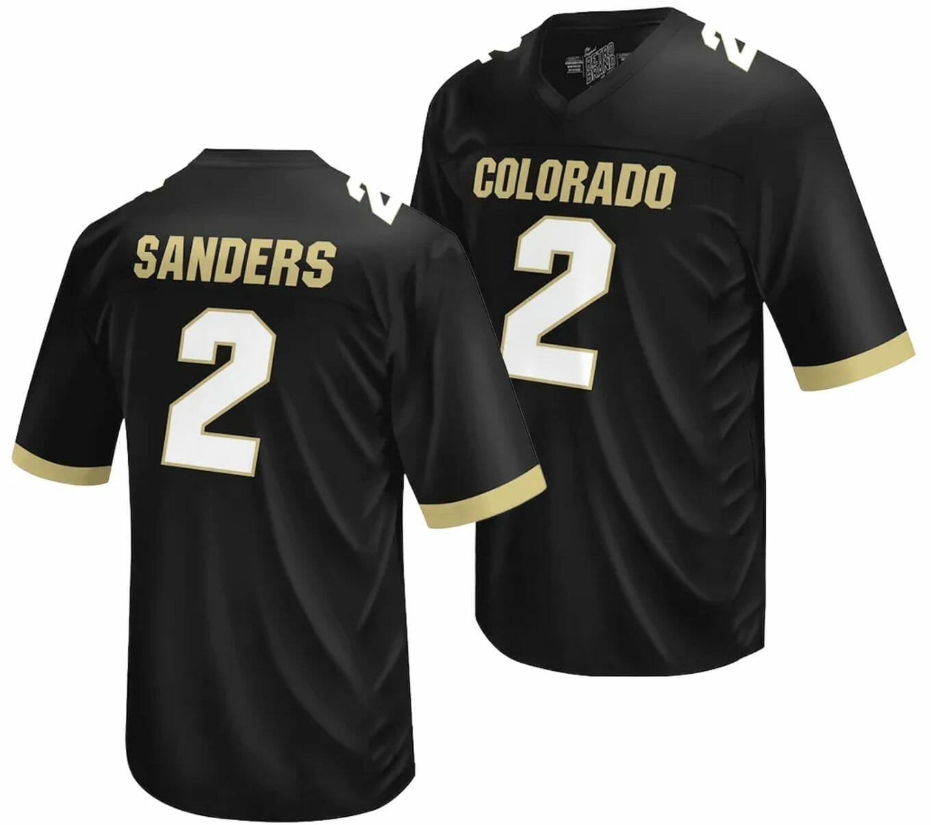 Colorado Buffaloes Shedeur Sanders Jersey #2 NIL College Football Black 1 Colorado Buffaloes Shedeur Sanders Jersey #2 NIL College Football Black