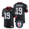 Georgia Bulldogs Brock Bowers Jersey #19 Honoring Vince Dooley Patch – All Stitched Black 4 Georgia Bulldogs Brock Bowers Jersey #19 Honoring Vince Dooley Patch – All Stitched Black