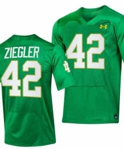 Notre Dame Fighting Irish Nolan Ziegler Jersey #42 Replica College Football 2023 Green