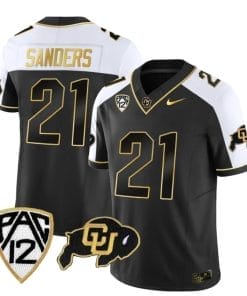 Colorado Buffaloes Shilo Sanders Jersey #21 Vapor Gold Limited All Stitched Alternate