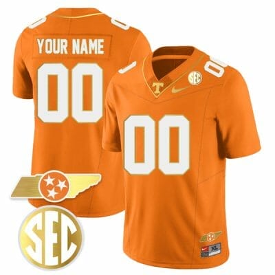 Custom Tennessee Volunteers Jersey Name and Number “Checkerboard” Gold Limited College Football Stitched – Orange 8 Custom Tennessee Volunteers Jersey Name and Number “Checkerboard” Gold Limited College Football Stitched – Orange