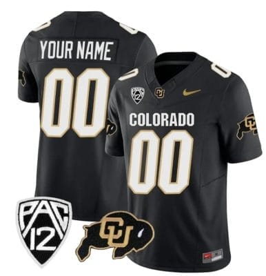 Custom Colorado Buffaloes Jersey Name and Number Vapor Limited College Football All Stitched Black 8 Custom Colorado Buffaloes Jersey Name and Number Vapor Limited College Football All Stitched Black
