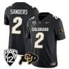 Colorado Buffaloes Shedeur Sanders Jersey #2 Vapor Limited College Football All Stitched Black 5 Colorado Buffaloes Shedeur Sanders Jersey #2 Vapor Limited College Football All Stitched Black