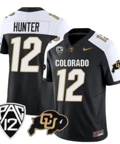 Colorado Buffaloes Travis Hunter Jersey #12 Vapor Limited College Football All Stitched Alternate