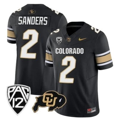 Colorado Buffaloes Shedeur Sanders Jersey #2 Vapor College Football All Stitched Black 8 Colorado Buffaloes Shedeur Sanders Jersey #2 Vapor College Football All Stitched Black
