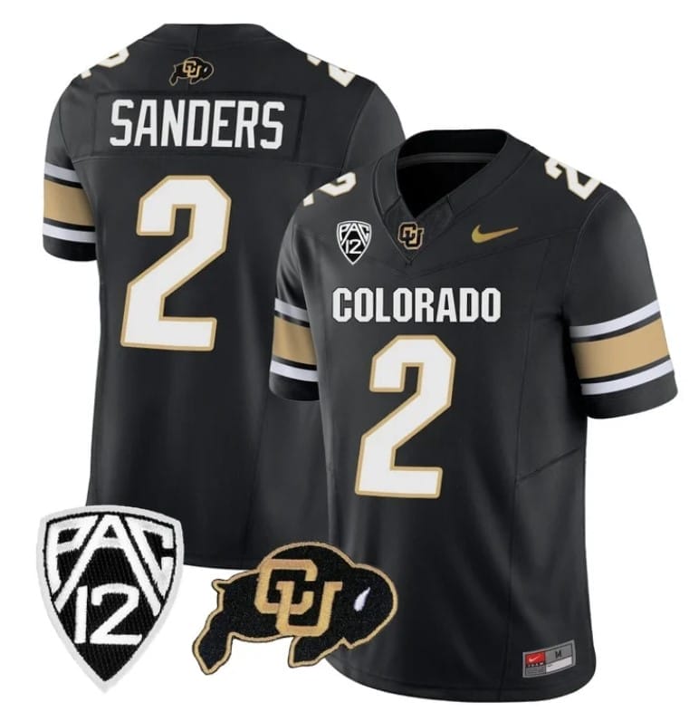 Colorado Buffaloes Shedeur Sanders Jersey #2 Vapor College Football All Stitched Black 1 Colorado Buffaloes Shedeur Sanders Jersey #2 Vapor College Football All Stitched Black