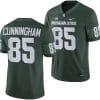 Michigan State Spartans BJ Cunningham Jersey #85 College Football Game 2023 Green 7 Michigan State Spartans BJ Cunningham Jersey #85 College Football Game 2023 Green