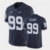 Penn State Coziah Izzard Jersey #99 College Football Game Navy Retro With Name 7 Penn State Coziah Izzard Jersey #99 College Football Game Navy Retro With Name